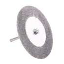 5pcs 50mm Diamond Cutting Discs & Drill Bit For Rotary Tool Glass Metal