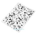 1pc Holiday Fireworks Plastic Embossing Folder For Scrapbook DIY Album Card