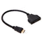 1080P HDMI Port Male to 2 Female 1 In2 Out Splitter Cable Adapter Converter