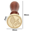 DIY Plant Pattern Seal Stamp Craft Scrapbooking Sealing Wax Stamp (WY08) A