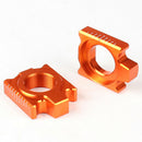 Rear Chain Adjuster Axle Blocks For Ktm Sx Sxf Xc Xcf Exc Excf Xcw Xcfw 85