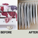 Moth Proof Garment Bags,Garment Cover,8 Pack Clear Garment Bags,Hanging Gar A7H7