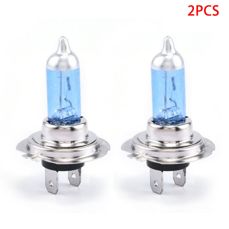 2PCS/Kit 100W White H7 Xenon Gas Halogen Headlight Light Lamp Bulbs 12V 6000K