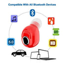 4X(Mini Wireless Bluetooth 5.0 Earphone In-Ear Sport Stereo Music IPX5 HeadF8G1)