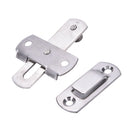 New Stainless Steel Home Safety Gate Door Bolt Latch Slide Lock Hardware+Screw3C