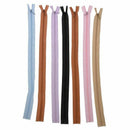 6pcs/lot Invisible zipper Back cushion Skirt Hidden Nylon Zipper for sewing J1E4