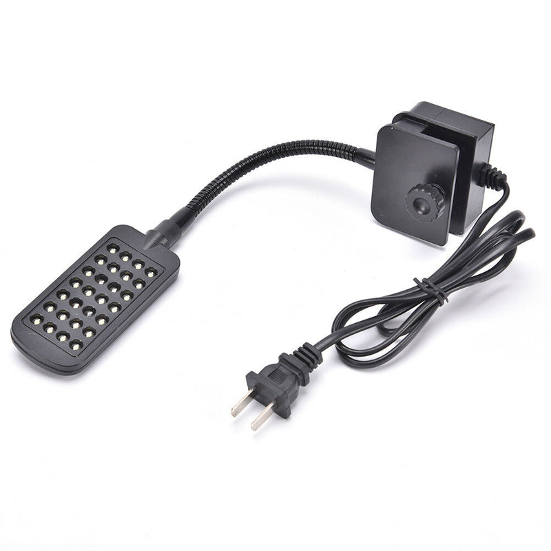 28 LED Aquarium Fish Tank Clamp Clip Lamp Light White & Blue Color Lighting
