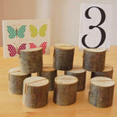 10pcs/Pack Wooden Name Card Photo Menu Holder Clip Wedding Party Decoration