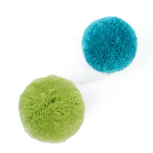 Indoor Cat Toys Crinkle Rainbow Balls 2 Way Tunnel Wand Stick Teaser Playing