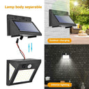 Solar Lights Outdoor Motion Sensor Separable Waterproof Garden Lamp (40LED) A