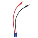 4.0mm Banana to EC5 Male Connector Cable Leads for a6 b6 Lipo Battery Charge