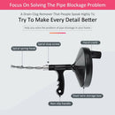 Home Pipe Hand-Operated Drain Auger Multiple Specification Manual Operation