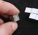 1x 99.95% High Purity Tungsten W 10mm Cube Metal Carved Element Periodic Table