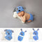 Cute Baby Hat Pants & Bone Set Crochet Knit Dog Costume Photo Photography Prop