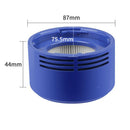 Post Motor Filter Replacement Part For  V8