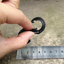 5x 8 Shape Buckle Double Gated Carabiner Key Ring Clip Hook Snap Outdoor Hi K8T3