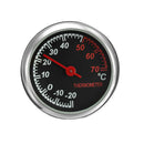 3 In 1 Space Saving Clock Battery Powered Multifunctional Car Hygrometer