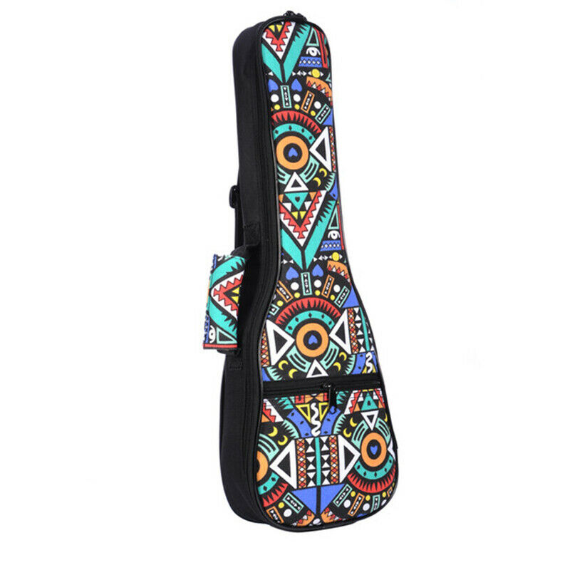26 Inch Double Strap Hand Folk Ukulele Carry Bag Cotton Padded Case For Uku