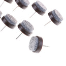 8Pcs 20mm Round No-noise Furniture Table Chair Feet Legs Felt Pad Floor Nail  LJ