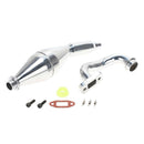 Aluminum Upgrade Exhaust 15003 Pipe Fit HSP FG 1:5 Monster Part RC