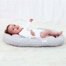 Portable Baby Nest Bed Crib Removable Washable Protect Cushion with Pillow