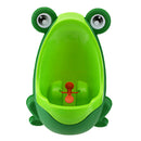 Kids Boy Portable Toilet Frog Potty Urinal Stand Up Pee Training-Green