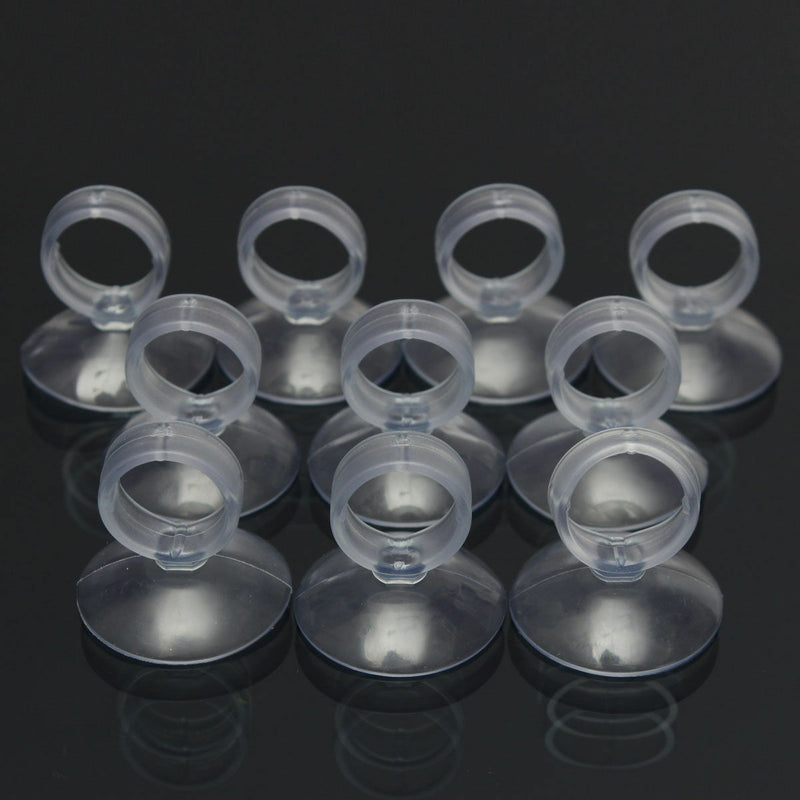 10Pcs 16mm Diameter Aquarium Fish Tank Suction Cup Tube Holder Sucker Pipe Clips