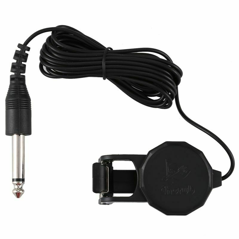 Cherub WCP-60G Ukulele Guitar Pickups Professional Clip Pickups 260cm Cable