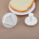 3pcs/set Christmas Tree Shape Spring Cutter DIY Cake Biscuit Baking Mold