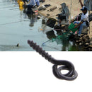 25pcs 15mm Carp Fishing Bait Screw Carp Hair Rigs Hook Terminal Tackle With Ring