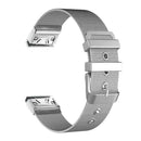 Stainless Steel 26mm Woven Strap Milanese Strap For Garmin Fenix 5X F3 F3HR