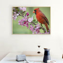 5D DIY Full Drill Square Diamond Painting Bird Branch Cross Stitch Mosaic