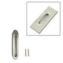 2pcs Flush Recessed Finger Pull Sliding Door Handle Kitchen Cabinet Draw ODC