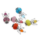 10x Handmade Angel Fairy Charms Pendants Acrylic Alloy Wedding Gift Decor