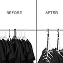 8pcs Space Saver Wonder Magic Clothes Hanger Rack Clothing Hook Organizer