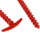 5Pcs/Pack 14.5cm Plastic Tent Peg Nail Tent Stakes for Outdoor Camping Red