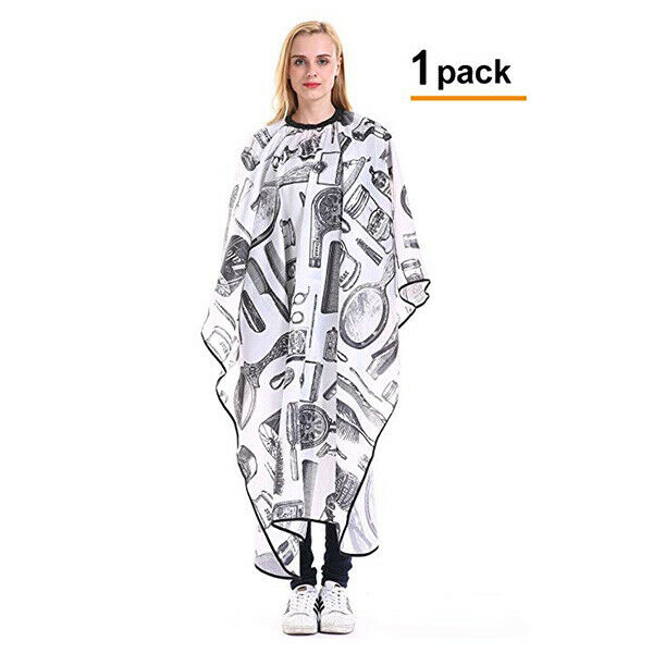 1 Pack Profession Barber Cape - Haircut Gown Salon Styling Bib Kit Hairdres G5Q8