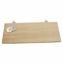 13x28cmParrot Pet Bird Wooden Hanging Stand Perch Platform Cockatiel F S5O2 N2P4