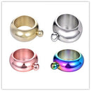 Collectable Stainless Bracelet Bangle Shape Flagon Wine Pot Hip Flask 3.5oz/0.1L