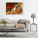 Dog 5D DIY Diamond Painting Full Square Drill Cross Stitch Art Gift (JF170) A