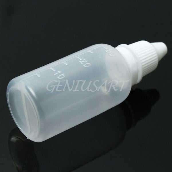 10x 30ml Empty Dropper Bottles Squeezable Eye Liquid Storage Container Wholesale
