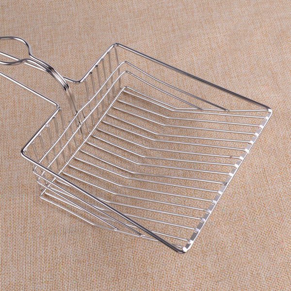 Cat Litter Scooper Metal Long Handle Sifter Scoop Lightweight Sifting Scoops