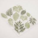 2X Various Leaves TPR Stamp Rubber Seal Transparent Clear Scrapbook Alb WDC