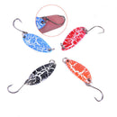 4PCS Mix Color Fishing Spoon Lure Swim Bait Artificial Trout Lure Fishing Tackl@