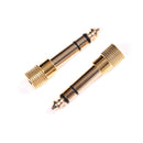 2Pcs 6.5mm Male to 3.5mm Female Jack Plug Headphone Audio Adapter Converter JR