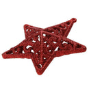 Christmas Tree Decoration Hollow Five-pointed Star Shape Glitter Ornament