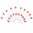 20Pcs Plastic head safety pins nappy pins with safelocking closures hold clipB&X