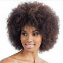 African Black Little Curly Hair Short Hair Wave Head Brown Lady Wig Europea