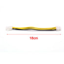 4-Pin to 8-Pin ATX Motherboard CPU Power Supply Adapter Converter CableB.kz