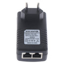 48V 0.5A Wall EU Power Supply POE Injector Ethernet Adapter IP Phone/Cam Tw